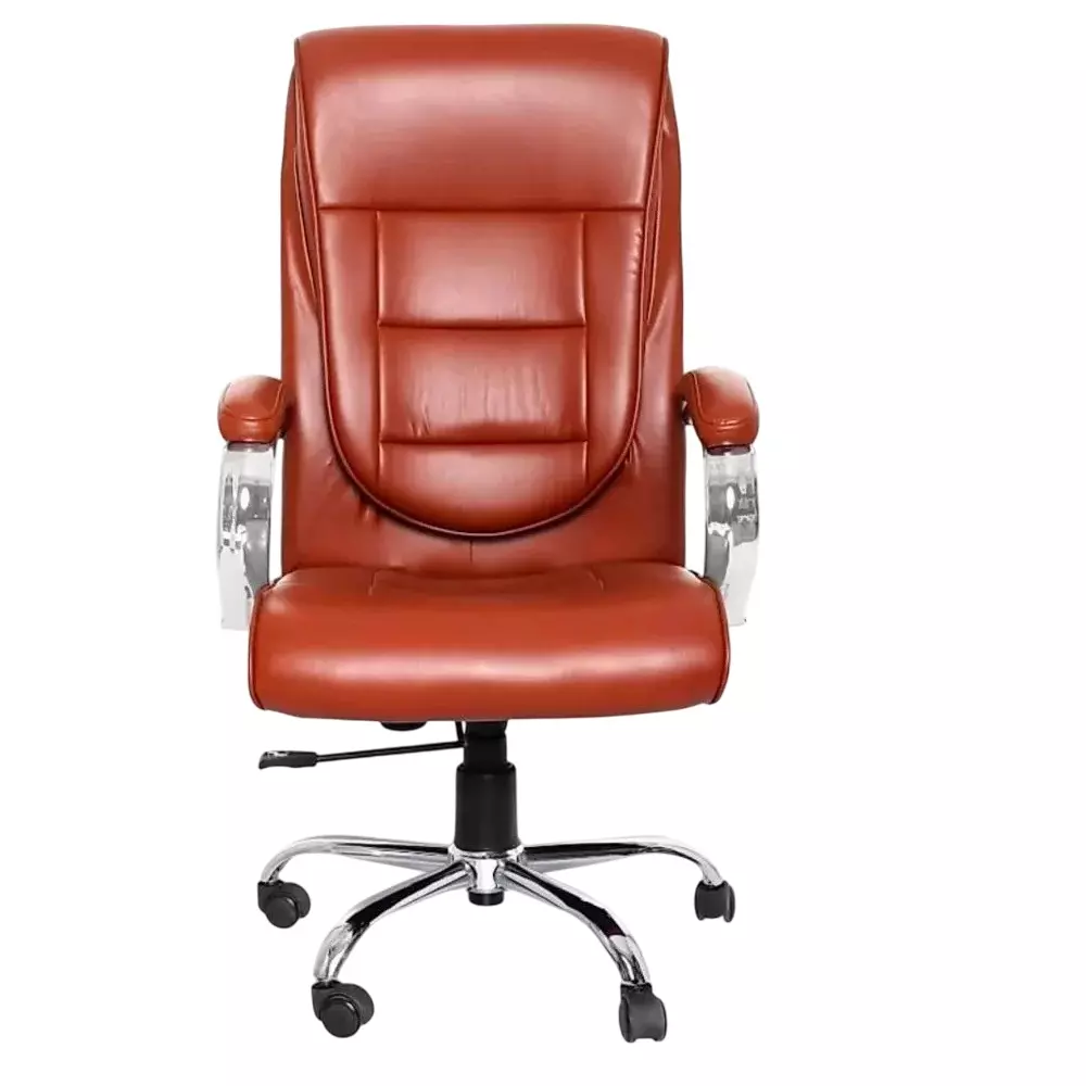 SAHANI High Back Ergonomic Executive Office Chair Leatherette Arm Rest Brown, SSF-16