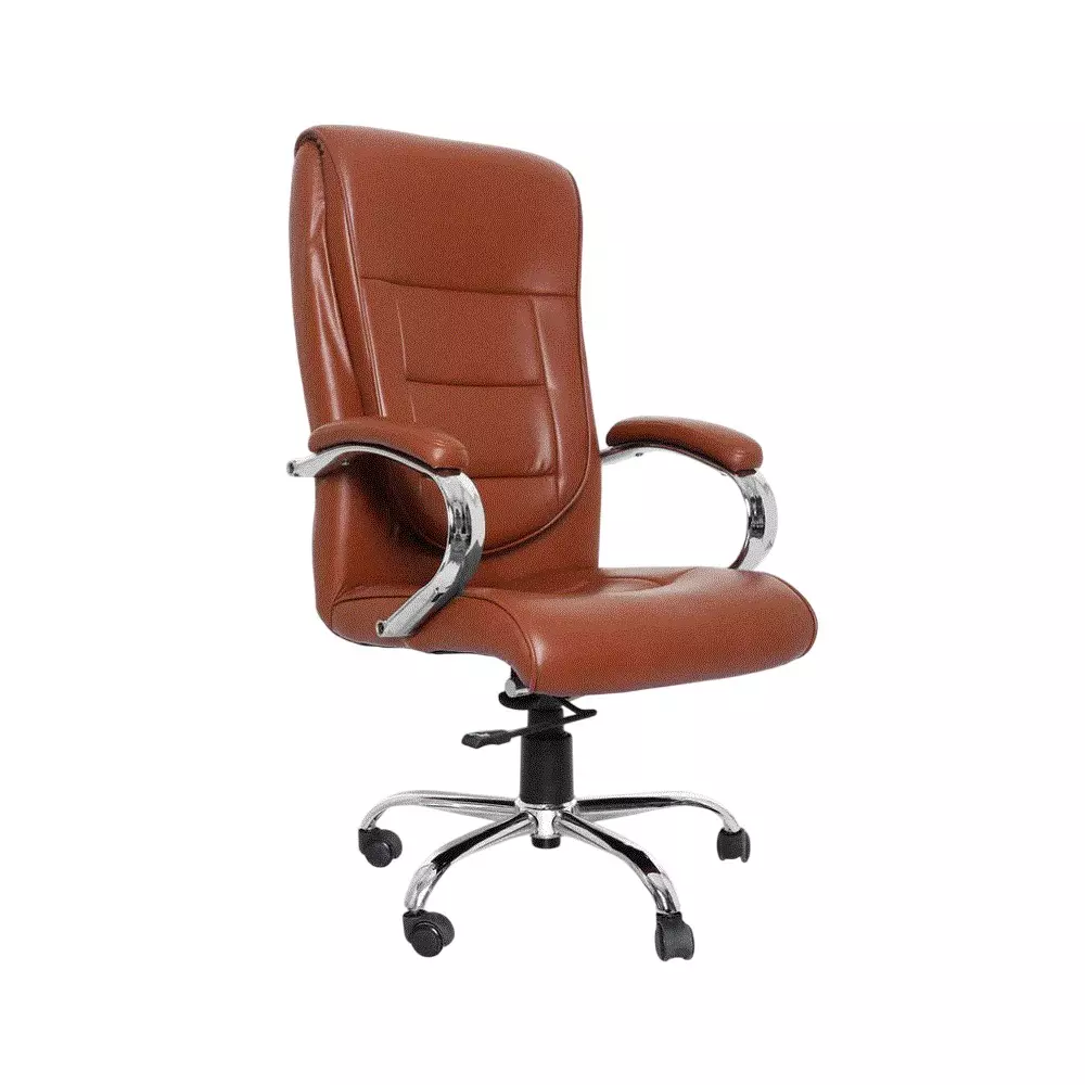 SAHANI High Back Ergonomic Executive Office Chair Leatherette Arm Rest Brown, SSF-16