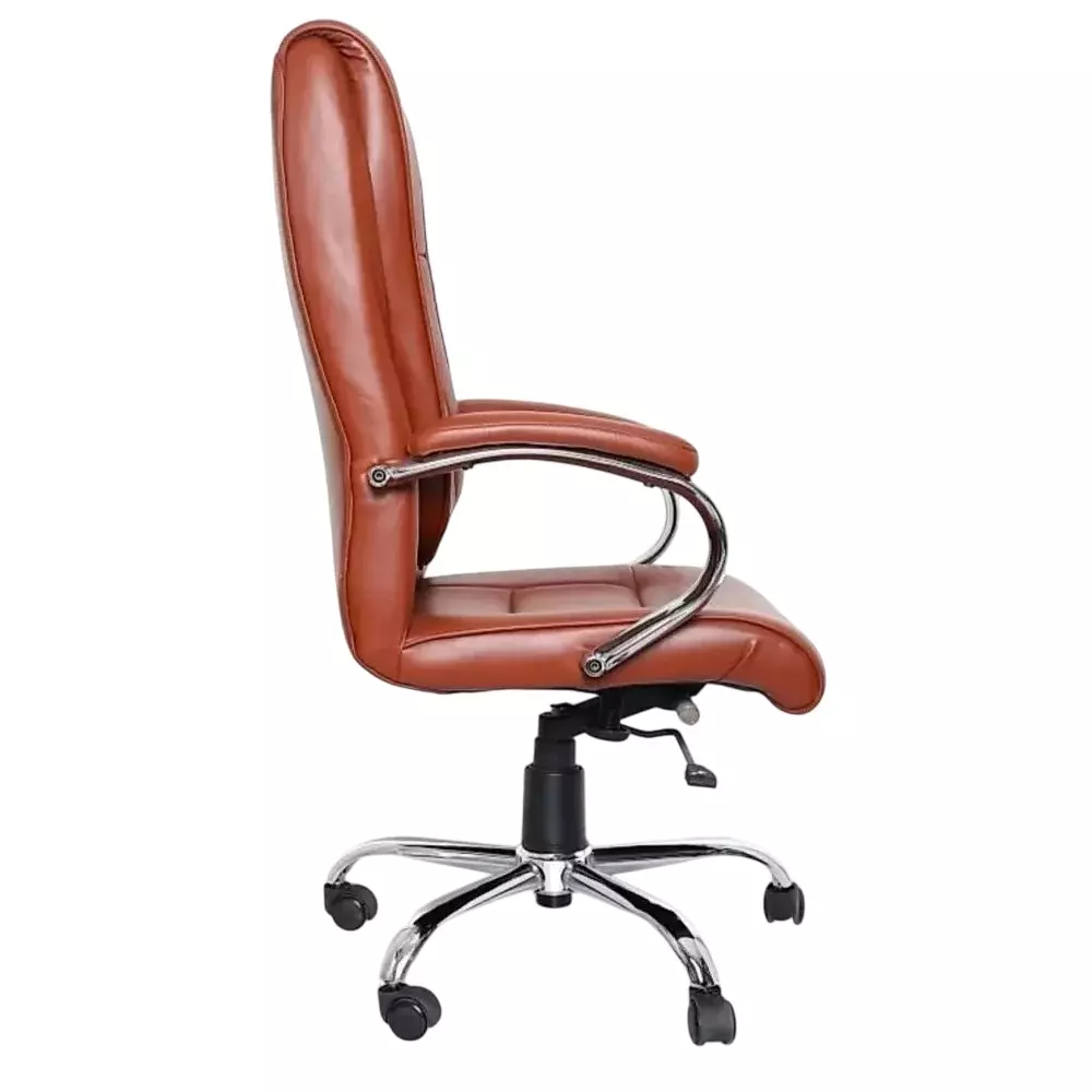 SAHANI High Back Ergonomic Executive Office Chair Leatherette Arm Rest Brown, SSF-16