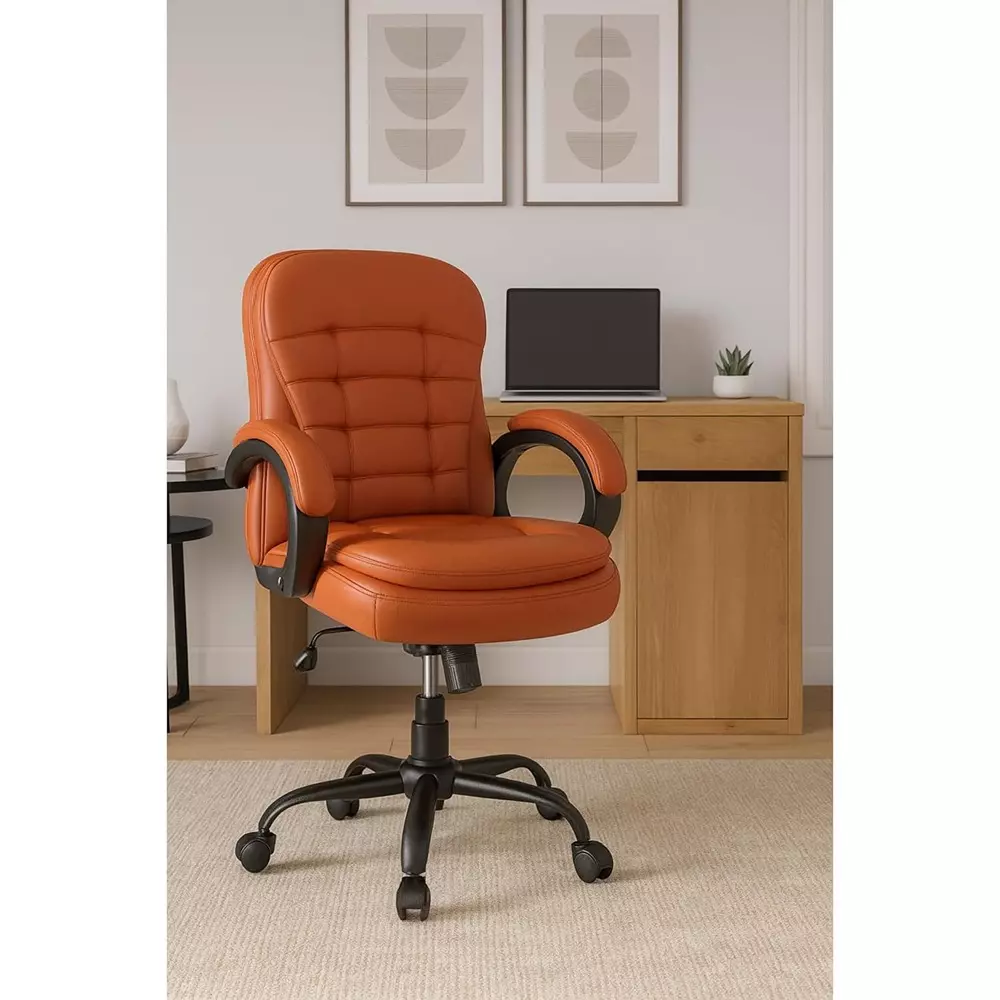 zidle-gamma-mid-back-office-chair-tan-brown-faux-leather-with-360-swivel-height-adjustment-metal-chrome-base
