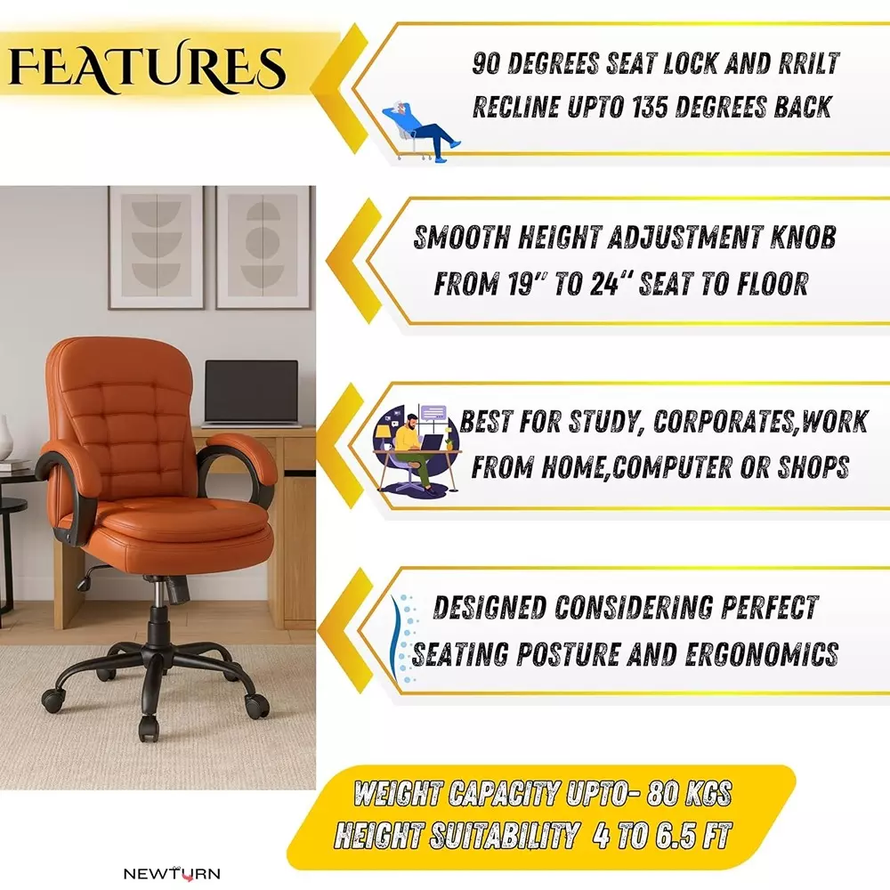 zidle-gamma-mid-back-office-chair-tan-brown-faux-leather-with-360-swivel-height-adjustment-metal-chrome-base