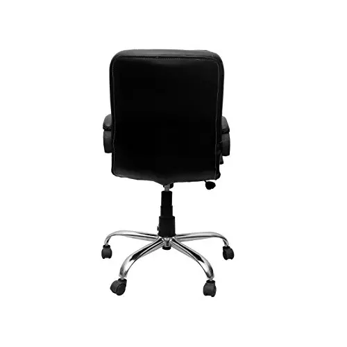 Mezonite Medium Back Black Leatherette Office Chair KI702