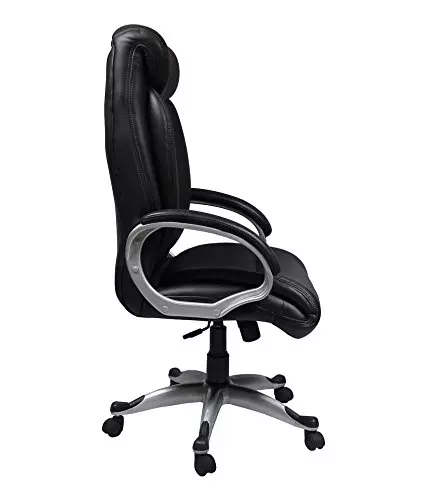 Mezonite High Back Black Leatherette Office Executive Chair KI718