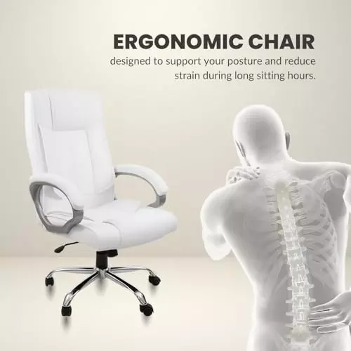activa-kylie-ergonomic-boss-chair-with-padded-seat-arm-rest-high-back-premium-leatherette-pu-foam-white-for-home-gaming-office-use