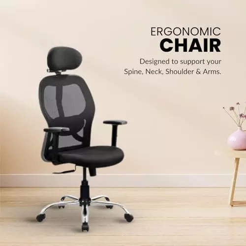 activa-marvel-pro-ergonomic-office-chair-with-cushioned-seat-arm-rest-high-back-mesh-fabric-lumbar-support-black-for-home-office-use