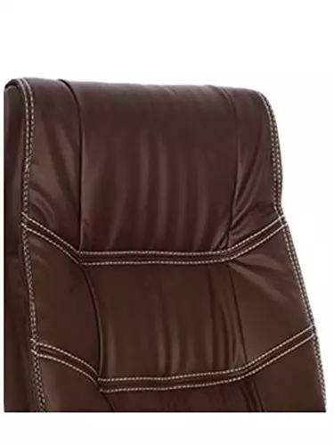 caddy-mis157-brown-pu-leatherette-office-chair