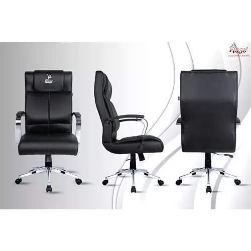Rose  Revolving Office Chair 110 Kg Weight Capacity Black