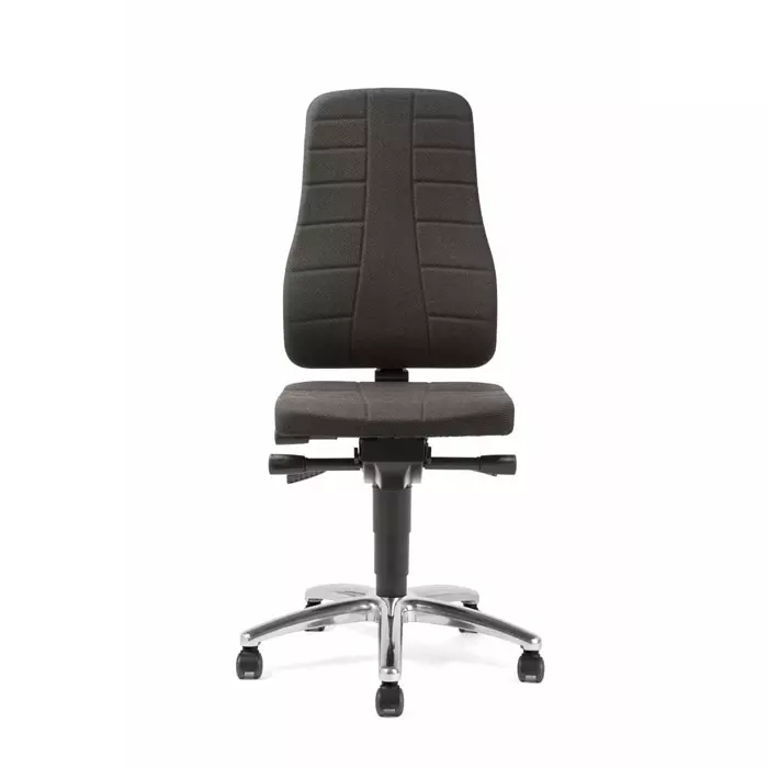 Treston Black Fabric Desk Chair 120 Kg Weight Capacity, C40BL-ESD
