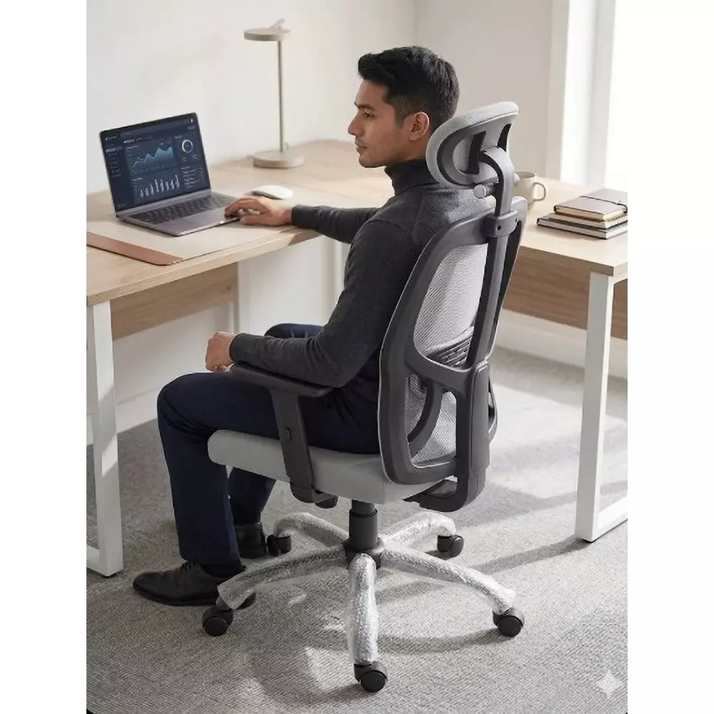 cozy-cub-arm-rest-ergonomic-office-chair-mesh-65x30x120-cm-high-back-grey-for-office-home-cc-grey-13