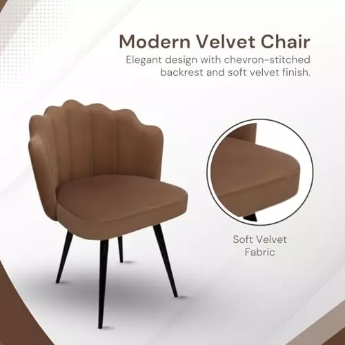 activa-crown-luxury-desk-chair-without-arm-rest-medium-back-velvet-caramel-for-home-office-or-living-room
