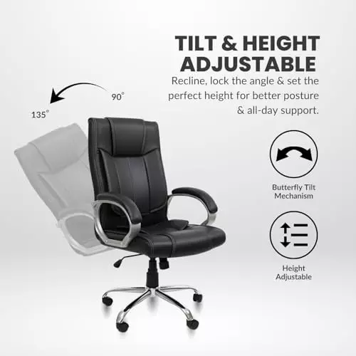 activa-kylie-ergonomic-boss-chair-with-padded-seat-arm-rest-high-back-premium-leatherette-pu-foam-black-for-home-gaming-office-use