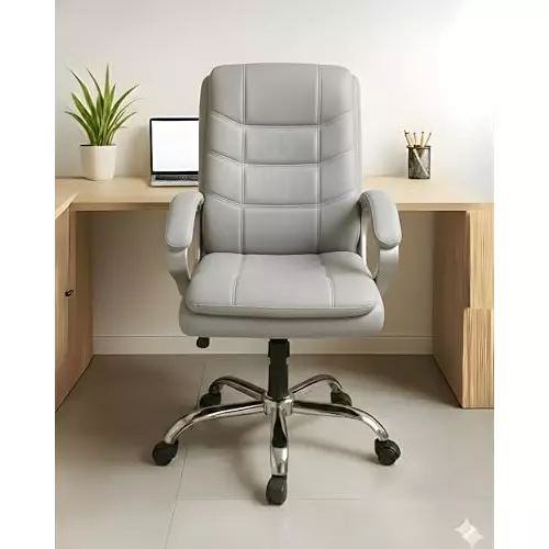 activa-star-ergonomic-executive-revolving-office-chair-with-arm-rest-medium-back-carbon-steel-leather-light-grey-for-home-office-use