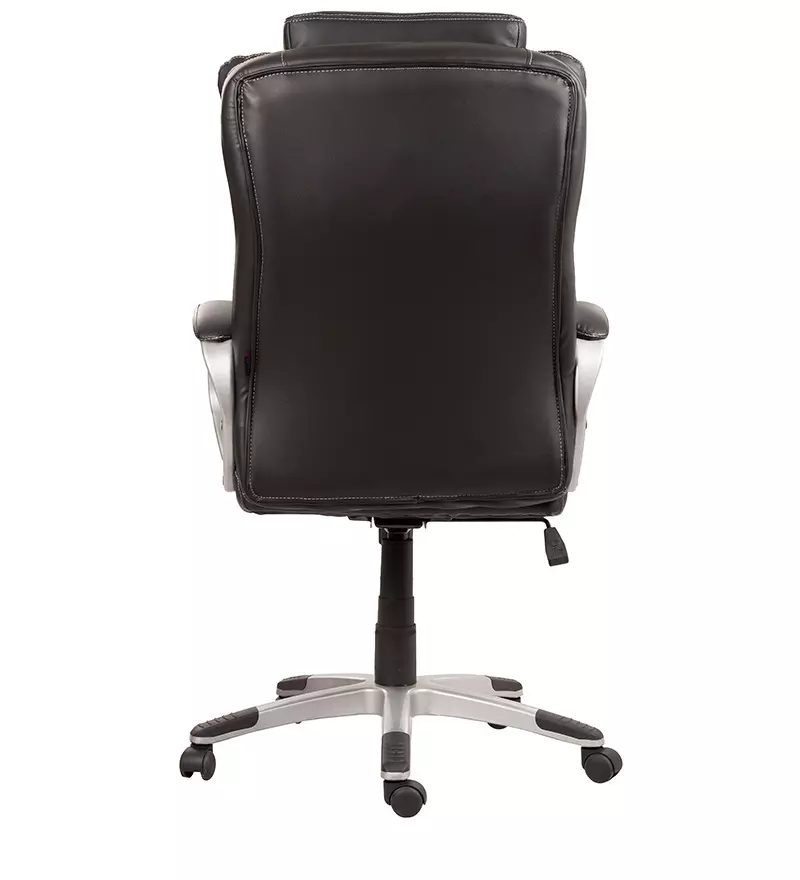 Caddy High Back Revolving office and Home Chair Black PU Leatherette CD101