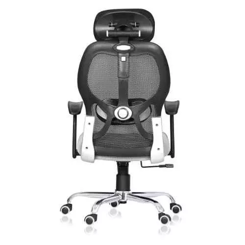 Ib basics SKU-07 Metrix Grey High Back Mesh Ergonomicanomic Chair with Armrest