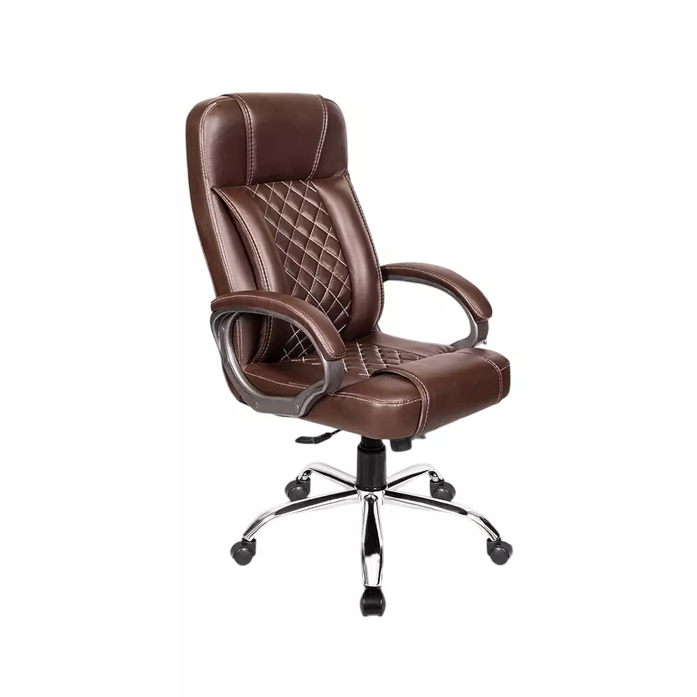 Rose I10 Revolving Office Chair High Back Brown India