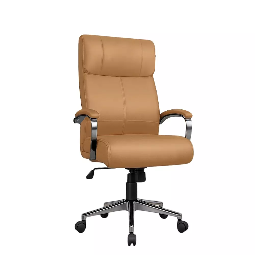 Rose  Revolving Office Chair 110 Kg Weight Capacity Apricot