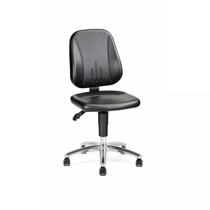 Treston Black Leather Desk Chair 120 Kg Weight Capacity, C30AL-ESD