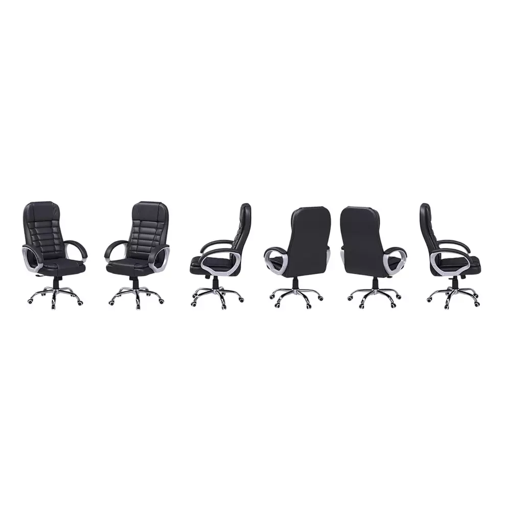 SAHANI High Back Ergonomic Executive Office Chair Leatherette Arm Rest Black, SSF-15
