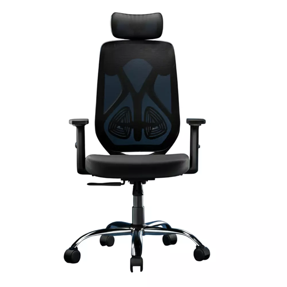 Vergo Office Chair Transform Classic HB High Back Black for WFH/Study/Computer Desk with Adjustable Armrests