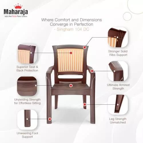 maharaja-plastic-chair-matt-pattern-up-to-200-kg-weight-capacity-brown-beige-singham-104