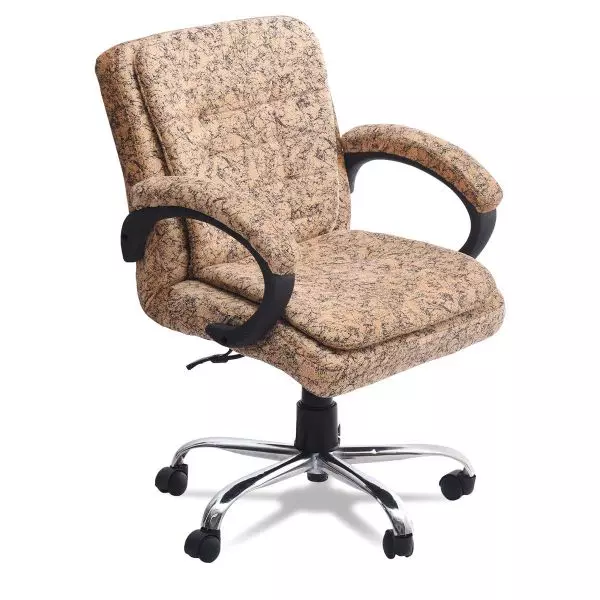 Ib basics Beige Leatherette Audace Office Visitor Chair