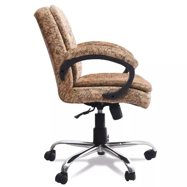 Ib basics Beige Leatherette Audace Office Visitor Chair