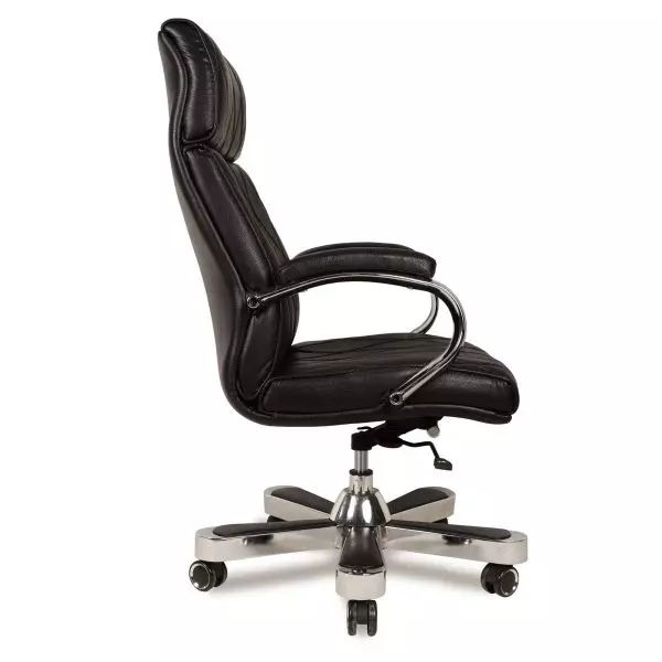 Ib basics Black Leatherette Mafiant Big & Tall High Back Office Executive Chair