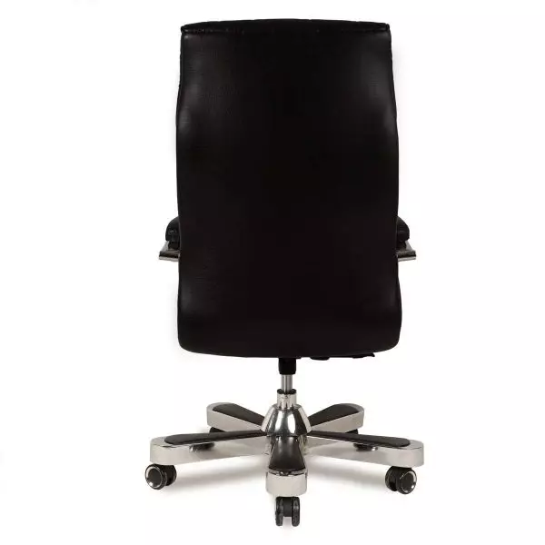 Ib basics Black Leatherette Mafiant Big & Tall High Back Office Executive Chair
