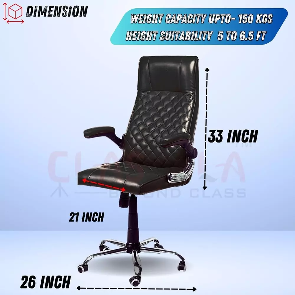 classela-pre-assembled-high-back-360-boss-revolving-office-chair-with-adjustable-arm-brown