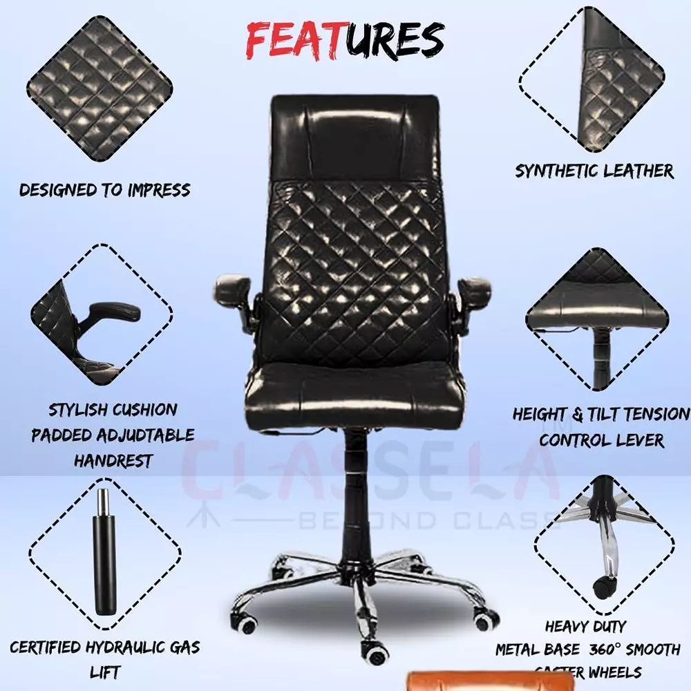 classela-pre-assembled-high-back-360-boss-revolving-office-chair-with-adjustable-arm-brown