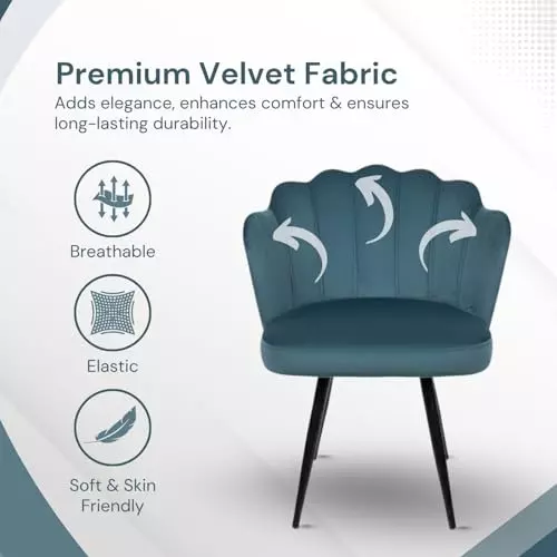 activa-crown-luxury-desk-chair-without-arm-rest-medium-back-velvet-teal-for-home-office-or-living-room