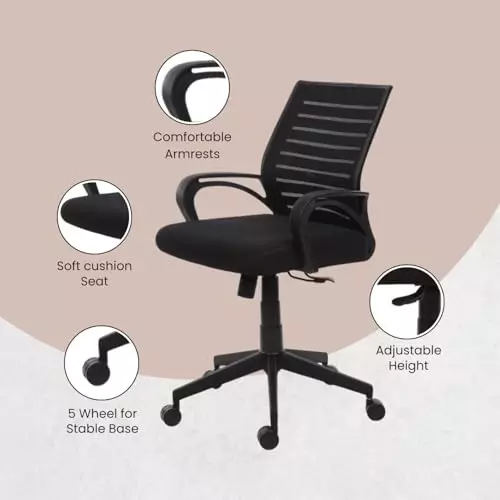 activa-jerry-ergonomic-office-chair-medium-back-mesh-fabric-black-for-home-office-use