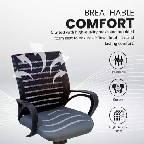 activa-jerry-ergonomic-office-chair-medium-back-mesh-fabric-grey-for-home-office-use