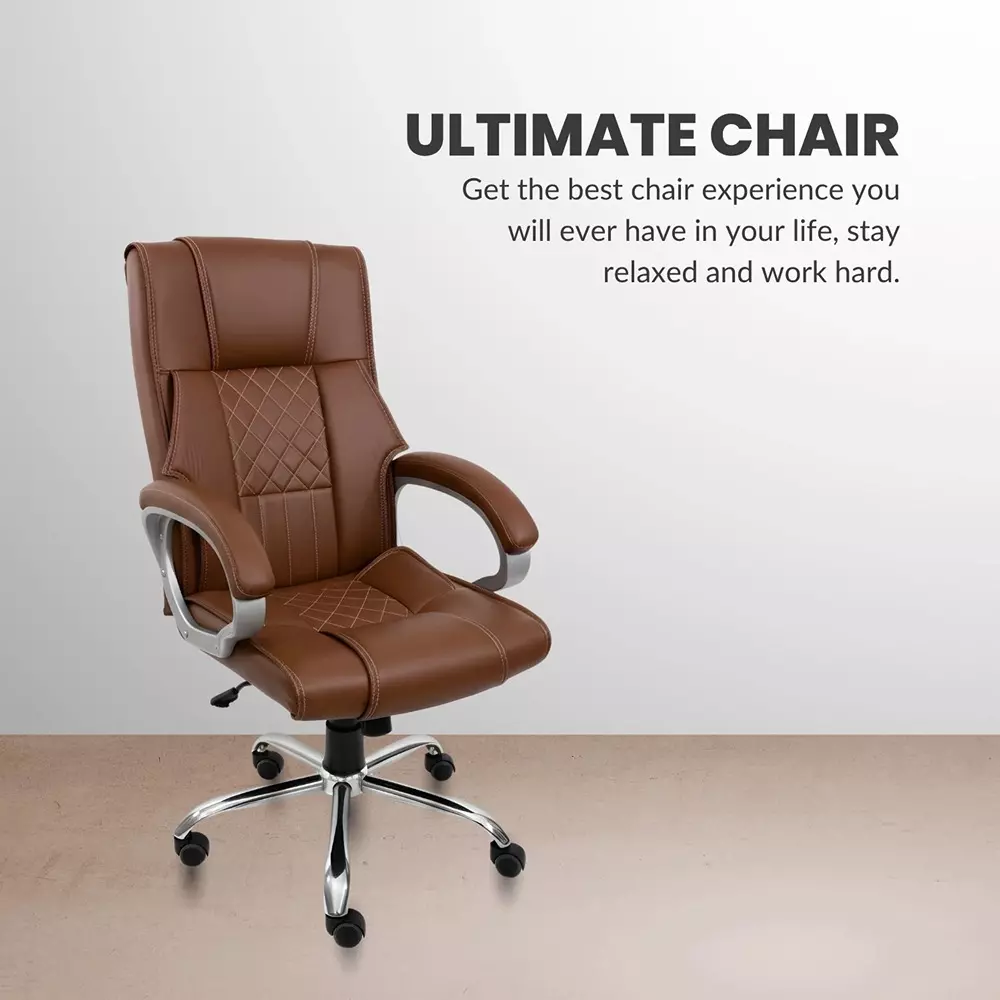 activa-kim-ergonomic-office-chair-with-padded-seat-arm-rest-high-back-premium-leatherette-brown-for-home-office-use
