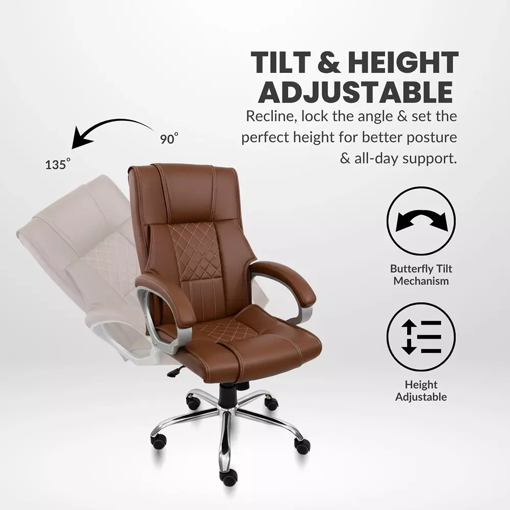 activa-kim-ergonomic-office-chair-with-padded-seat-arm-rest-high-back-premium-leatherette-brown-for-home-office-use