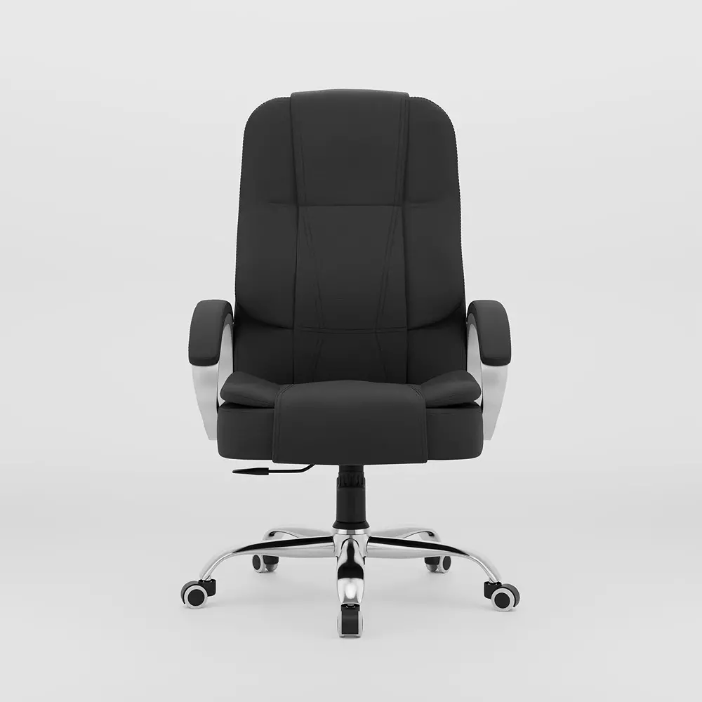 CHAIRTECH High Back Office Executive Chair Fabric Black for Office & Professional Use