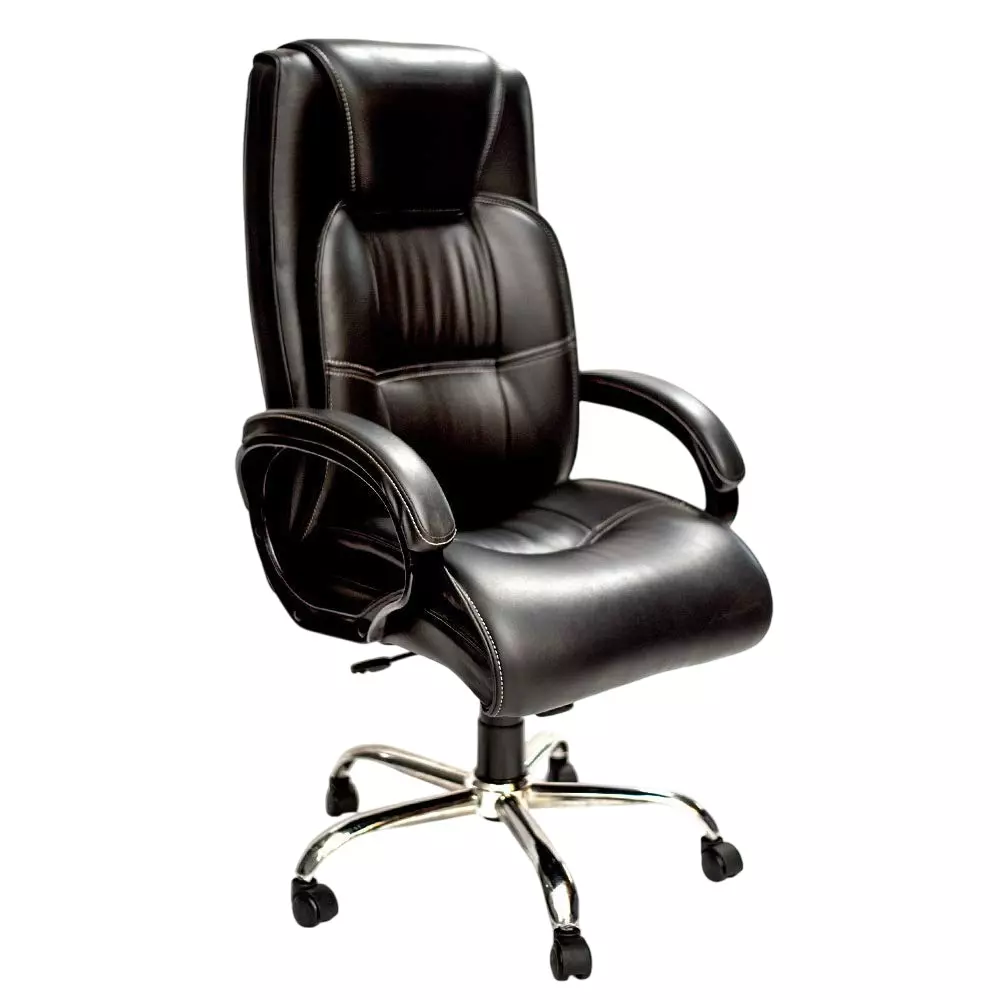 SAHANI High Back Ergonomic Executive Chair Leatherette Arm Rest Black, SSF-06