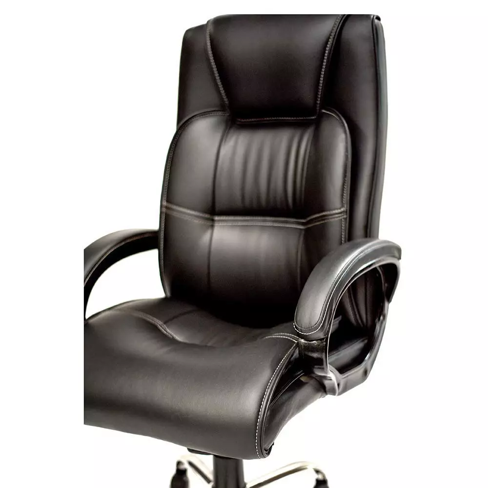 SAHANI High Back Ergonomic Executive Chair Leatherette Arm Rest Black, SSF-06
