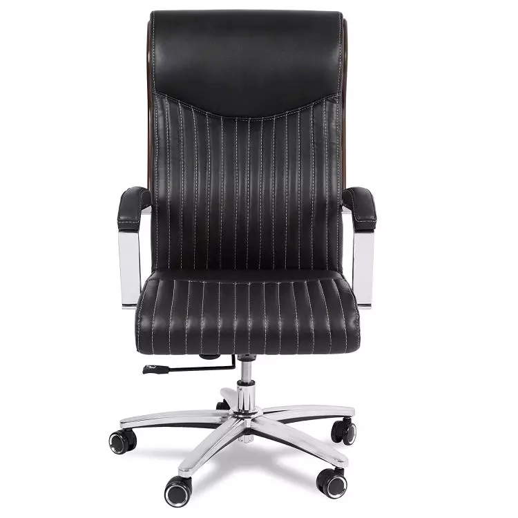 Buy ERGO Black Leatherette Onesta Ergonomic High Back Office Executive Chair 49 mm from Industrybuying.com