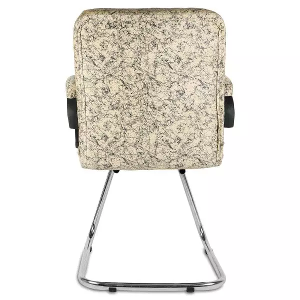 Ib basics Beige Leatherette Baxtonn Office Visitor Chair