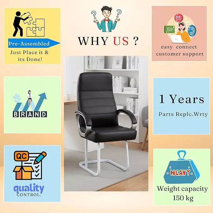 rolex-high-back-visitor-office-chair-with-double-support-legs-cushion-padded-handles-150-kg-weight-capacity-synthetic-leather-upholstery-black