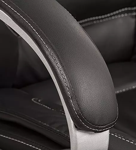 Mezonite High Back Black Leatherette Office Executive Chair KI708