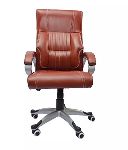 Mezonite High Back Brown Leatherette Office Executive Chair KI732
