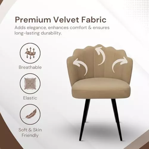 activa-crown-luxury-desk-chair-without-arm-rest-medium-back-velvet-beige-for-home-office-or-living-room