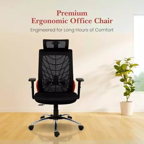 activa-cyber-ergonomic-computer-chair-with-arm-rest-or-adjustable-headrest-high-back-mesh-fabric-lumbar-support-black-red-for-home-office-or-living-room