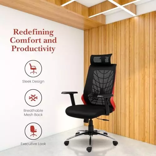 activa-cyber-ergonomic-computer-chair-with-arm-rest-or-adjustable-headrest-high-back-mesh-fabric-lumbar-support-black-red-for-home-office-or-living-room