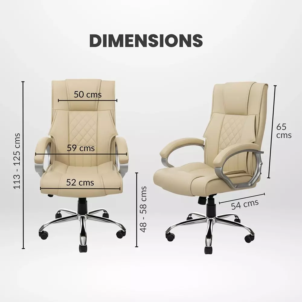 activa-kim-ergonomic-office-chair-with-padded-seat-arm-rest-high-back-premium-leatherette-beige-for-home-office-use
