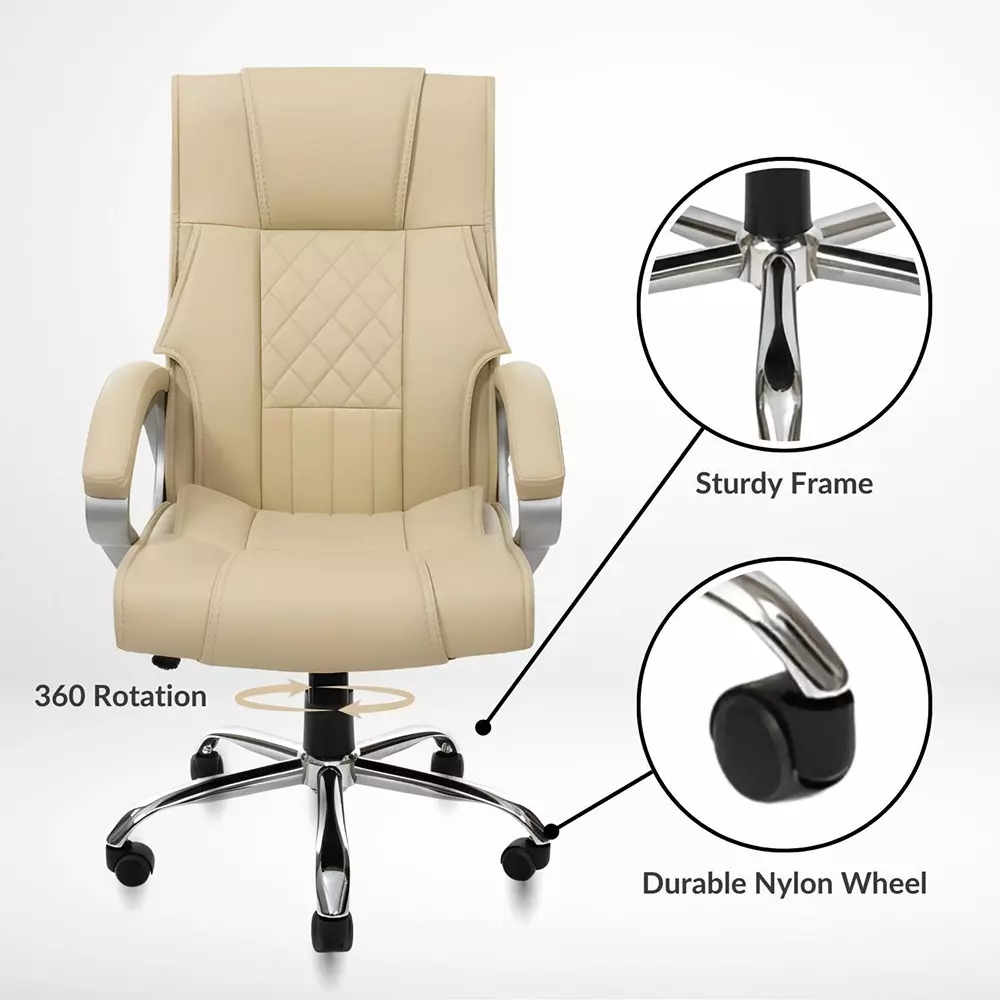 activa-kim-ergonomic-office-chair-with-padded-seat-arm-rest-high-back-premium-leatherette-beige-for-home-office-use