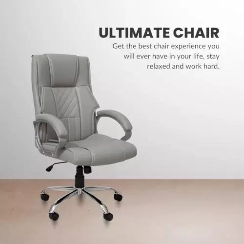 activa-kim-ergonomic-office-chair-with-padded-seat-arm-rest-high-back-premium-leatherette-grey-for-home-office-use