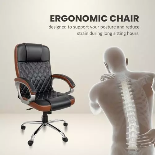 activa-kohinoor-executive-executive-office-chair-with-cushioned-seat-arm-rest-high-back-upholstered-leather-tan-black-for-home-gaming-office-use